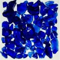 American Specialty Glass Recycled Chunky Glass, Dark Blue - Size 1 - 0.13-0.25 in. - 10 lbs TDKBLUE1-10